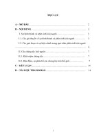 sự hình thành và phát sinh loài người các chủng tộc loài người