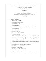 Thiết kế cửa van phẳng công trình thủy lợi