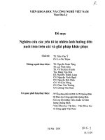 Nghiên cứu các yếu tố tự nhiên ảnh hưởng đến nuôi tôm trên các và giải pháp khắc phục