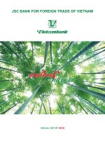 jsc bank for foreign trade of vietnam vietcombank annual report 2010