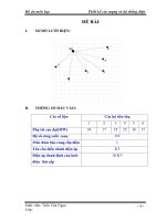 ĐỒ ÁN MÔN HỌC LƯỚI ĐIỆN Giáo viên hướng dẫn NGUYỄN VĂN ĐẠM (Đề 2)
