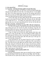 Tiểu thuyết lịch sử Việt Nam sau năm 1986 dưới góc nhìn tự sự học (tóm tắt)