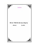 Đồ án thiết kế cầu trục nâng hạ