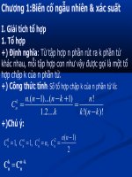 bài giảng xác xuất thống kê