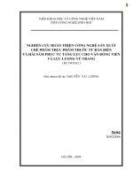 Nghiên cứu hoàn thiện công nghệ sản xuất chế phẩm thực phẩm thuốc từ rắn biển và Hải Sâm phục vụ tăng lực cho vận động viên và lực lượng vũ trang