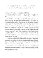 BÀI QUẢN TRỊ THỰC HÀNH môn QUẢN TRỊ bán HÀNG CÔNG TY cổ PHẦN dược PHẨM VIỄN ĐÔNG