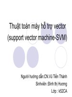 Thuật toán máy hỗ trợ vecto