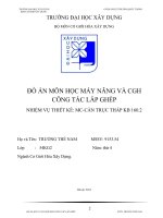 Đồ Án THIẾT KẾ: MC-CẦN TRỤC THÁP KB 160.2