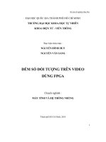 Đếm số đối tượng trên video dùng FPGA