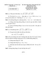 đề thi chon hsg huyện năm học 2011-2012