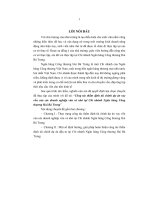 Chuyên đề công tác thẩm định tài chính dự án vay vốn của các doanh nghiệp vừa và nhỏ tại chi nhánh ngân hàng công thương hai bà trưng