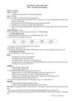 đề thi kết thúc học phần môn tài chính doanh nghiệp