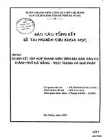 Đoàn kết, tập hợp thanh niên trên địa bàn dân cư thành phố Đà Nẳng. Thực trạng và giải pháp