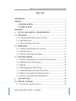 Báo cáo khảo sát cơ cấu trục khuỷu – thanh truyền, nắp thân máy và xy lanh