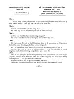 ĐỀ THI CHỌN đội TUYỂN THI học SINH GIỎI TỈNH 2013  2014 ( vòng 2)