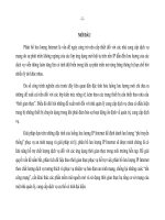 tóm tắt luận án tiến sĩ  xây dựng hệ các điều kiện giới hạn phục vụ phân bố lưu lượng dịch vụ ip internet