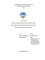 Phân tích và bình luận chính sách tỷ giá của NHNN  Việt Nam trong thời gian 5 năm trở lại đây