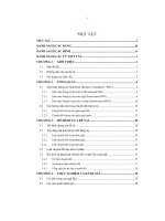 Luận văn sử dụng mô hình xác suất cho bài toán chuyển đổi trật tự từ trong dịch máy thống kê anh – việt dựa trên ngữ