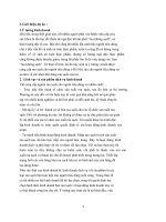 dự án kinh doanh của hàng rau