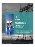 Phần 20 KHÓA ĐÀO TẠO TÍNH TOÁN ỔN ĐỊNH VÀ ỨNG DỤNG TRÊN PHẦN MỀM PSSE CHO KỸ SƯ HỆ THỐNG ĐIỆN (Nghiên cứu ứng dụng Ổn định dài hạn trên Phần mềm PSSE)