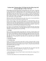 Áp dụng thực tế phương pháp cố kết bằng hút chân không công trình nhà máy điện đạm Cà Mau ở Việt Nam