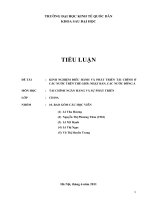 KINH NGHIỆM ĐIỀU HÀNH VÀ PHÁT TRIỂN TÀI CHÍNH Ở CÁC NƯỚC TRÊN THẾ GIỚI: NHẬT BẢN, CÁC NƯỚC ĐÔNG Á