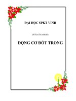 Đồ án chu trình công tác trong động cơ đốt trong