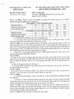 đề thi chọn học sinh giỏi vòng tỉnh 2012 tỉnh kiên giang có đáp án