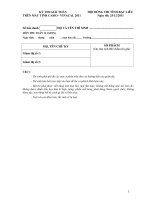 đề thi và hướng dẫn chấm thi các môn khoa học tự nhiên (1)