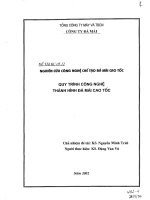 Quy trình công nghệ hình thành đá mài cao tốc