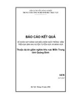 Khảo sát đánh giá điều kiện nuôi trồng nấm trên địa bàn hai huyện Tuyên Hóa và Minh Hóa