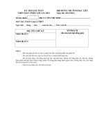 đề thi và hướng dẫn chấm thi các môn khoa học tự nhiên (2)