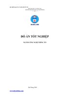 Đồ án tốt nghiệp CNTT  hệ thống quản lý cho thuê xe ô tô  