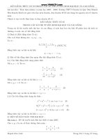 bất đẳng thúc cauchy trong kỳ thi đại học