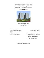 Đồ án thiết kế móng nông trên nền thiên nhiên