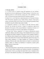 so sánh văn xuôi tự sự của lỗ tấn và nam cao bản tóm tắt luận án tiến sĩ tiếng anh