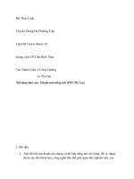 Bài Thảo Luận  Truyền Thông Đa Phương Tiện : Chuẩn nén tiếng nói (ITUTG.7xx)