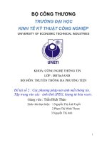 Các phương pháp nén ảnh mất thông tin. Tập trung vào các   ảnh tĩnh JPEG, lượng tử hóa vecto