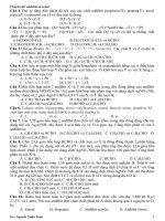 Chuyên đề anđehit ôn thi đại học