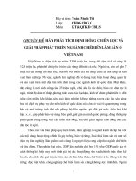 Định hướng và giải pháp phát triển ngành chế biến gỗ