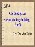 bài 6. Các quốc gia Ấn và văn hóa truyền thống Ấn Độ