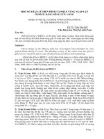 MỘT SỐ TRẬN LŨ ĐIỂN HÌNH VÀ PHÂN VÙNG NGẬP LỤT Ở ĐỒNG BẰNG SÔNG CỬU LONG