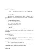 bài giảng  thi công chức môn sinh học