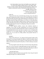 XÂY DỰNG ĐƯỜNG CONG ỨNG SUẤT BIẾN DẠNG TRƯƠNG NỞ  VÀ VÙNG HOẠT ĐỘNG TRƯƠNG NỞ SAU LƯNG TƯỜNG CHẮN