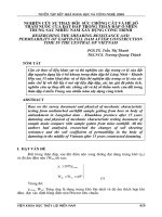 NGHIÊN CỨU SỰ THAY ĐỔI  SỨC CHỐNG CẮT VÀ HỆ SỐ THẤM NƯỚC CỦA ĐẤT ĐẮP TRONG THÂN ĐẬP Ở MIỀN TRUNG SAU NHIỀU NĂM XÂY DỰNG CÔNG TRÌNH