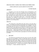 TÍNH TÓAN SÓNG VÀ DÒNG CHẢY TRONG GIAO THÔNG THỦY