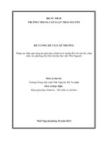 nâng cao hiệu quả công tác giáo dục chính trị tư tưởng đối với cán bộ, công chức xã, phường, thị trấn trên địa bàn tỉnh thái nguyên