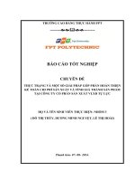 THỰC TRẠNG và một số GIẢI PHÁP góp PHẦN HOÀN THIỆN kế TOÁN CHI PHÍ sản XUẤT và TÍNH GIÁ THÀNH sản PHẨM tại CÔNG TY cổ PHẦN sản XUẤT VLXD tự lực năm 2014