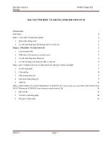 BÀI tập tìm HIỂU về KHÁNG SINH RIFAMYCIN b