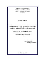 Thiết kế cần trục derrick tải trọng nâng 3 tấn lắp đặt trên tàu thuỷ